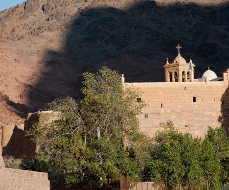 Die Kirche des Katharinenklosters im Sinai