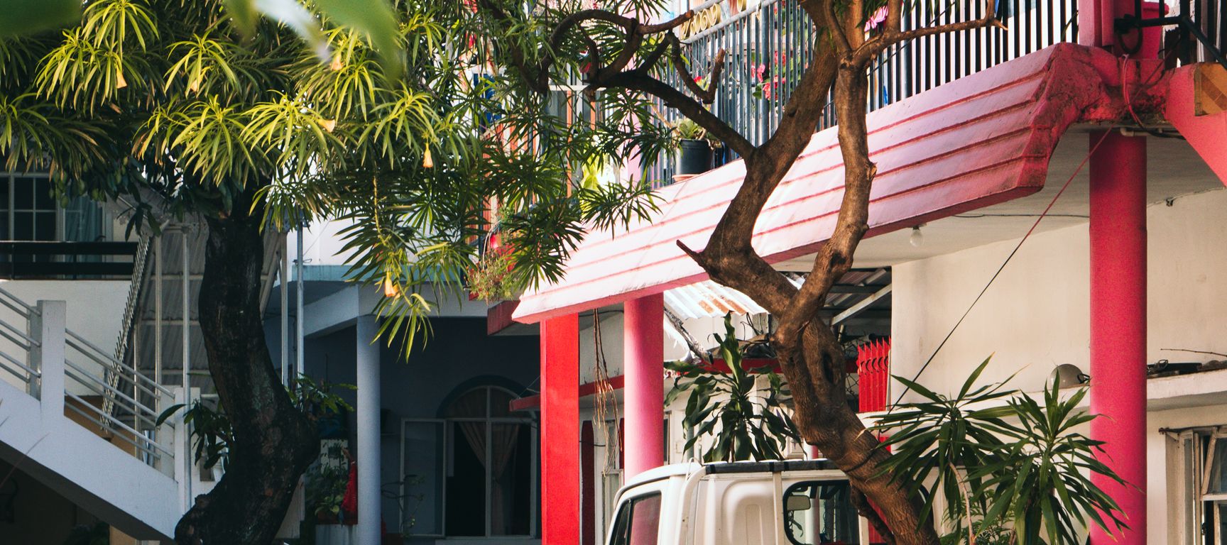 Ruhige Strasse in Port Louis