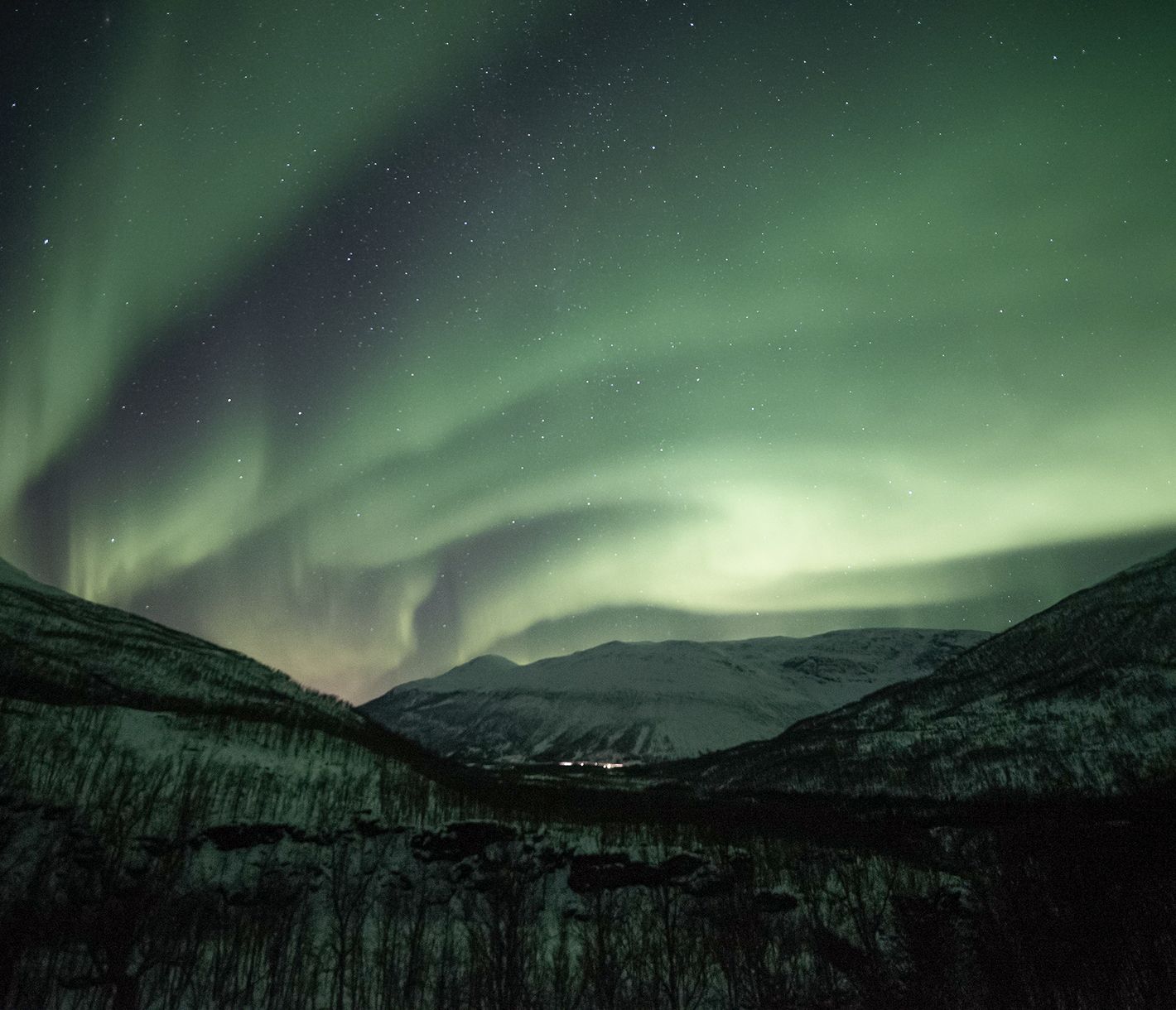 Nordlicht Safari zu einem privaten Camp