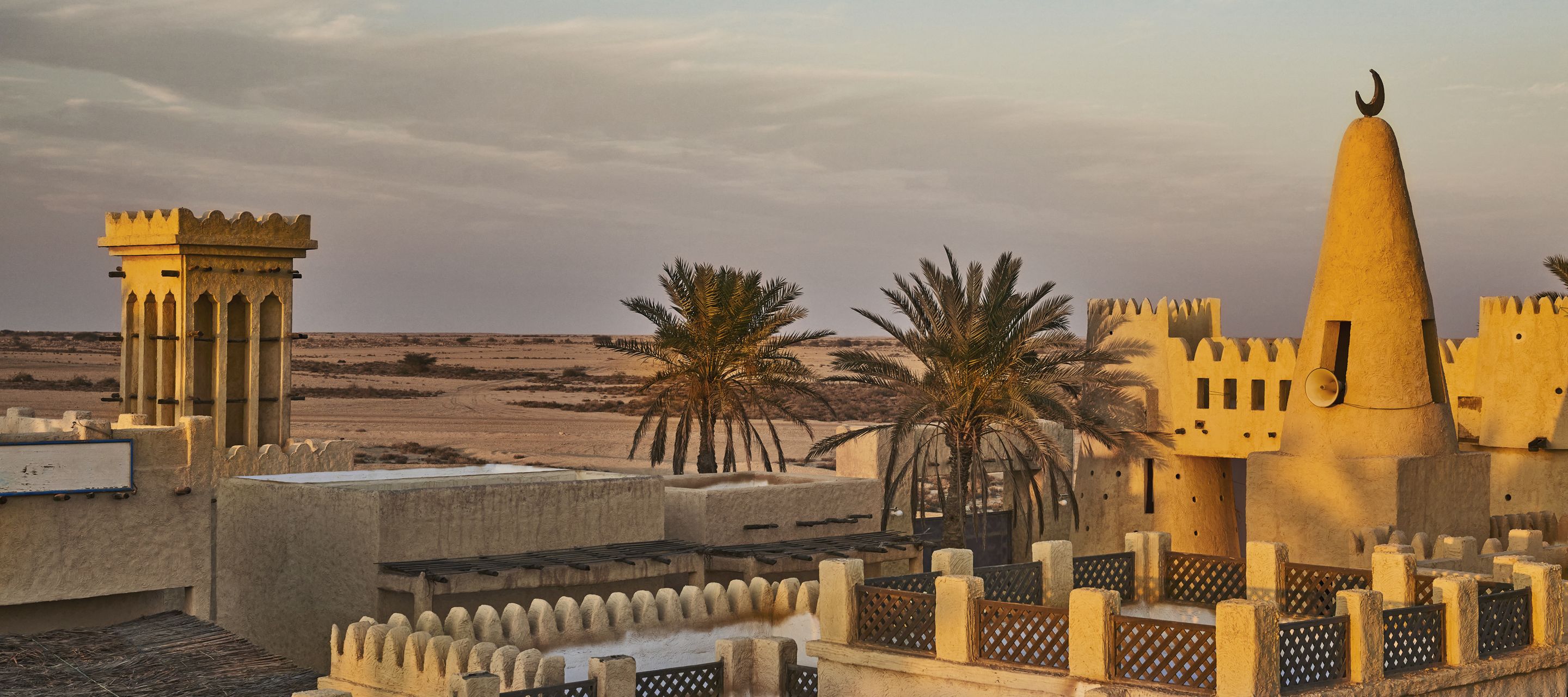 Film City im filmreifen Ras-Abrouq auf der Zekreet-Halbinsel