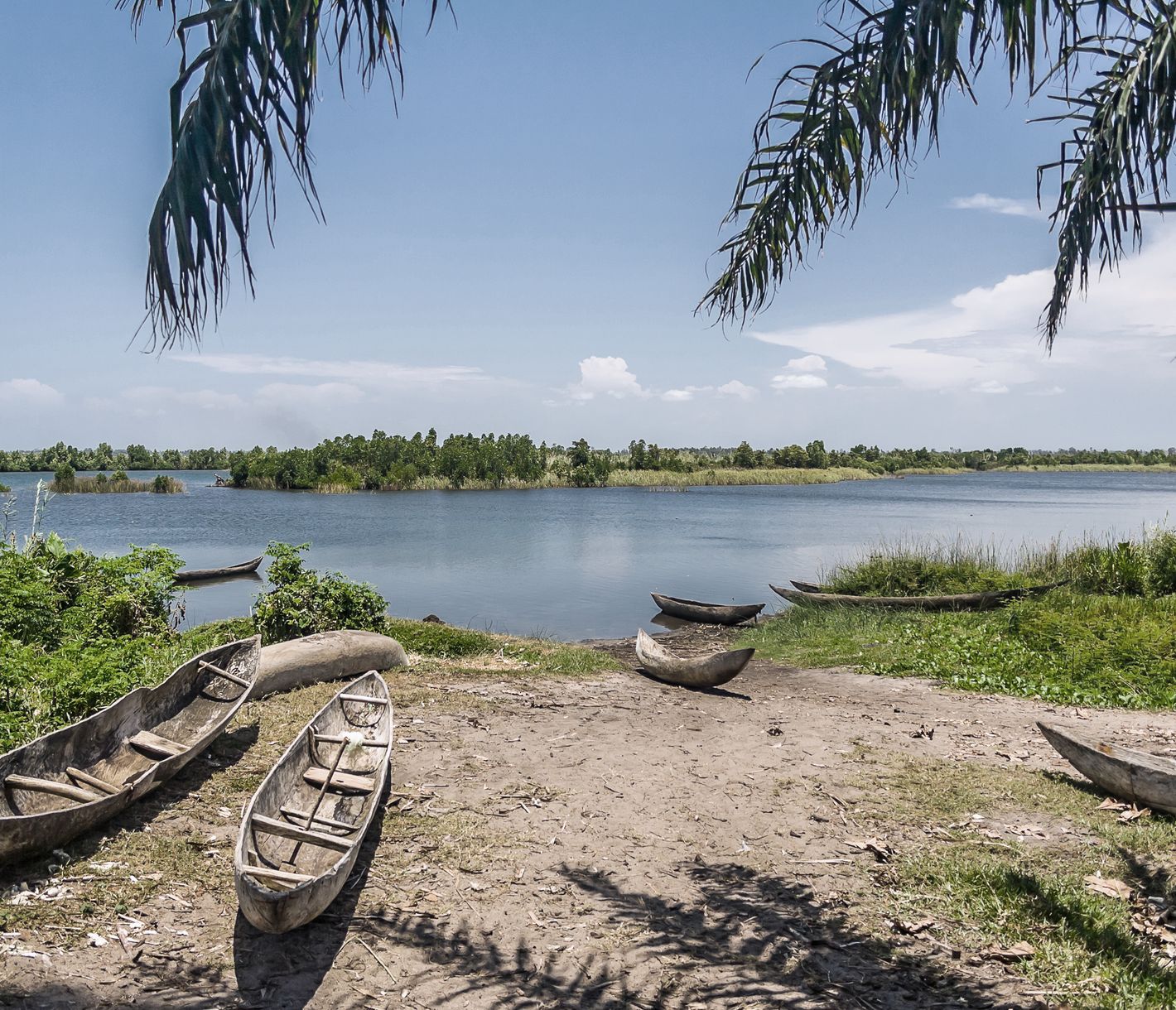 Traditionelle Kanus am Pangalanes-Kanal, der «Lebensader» der Ostküste