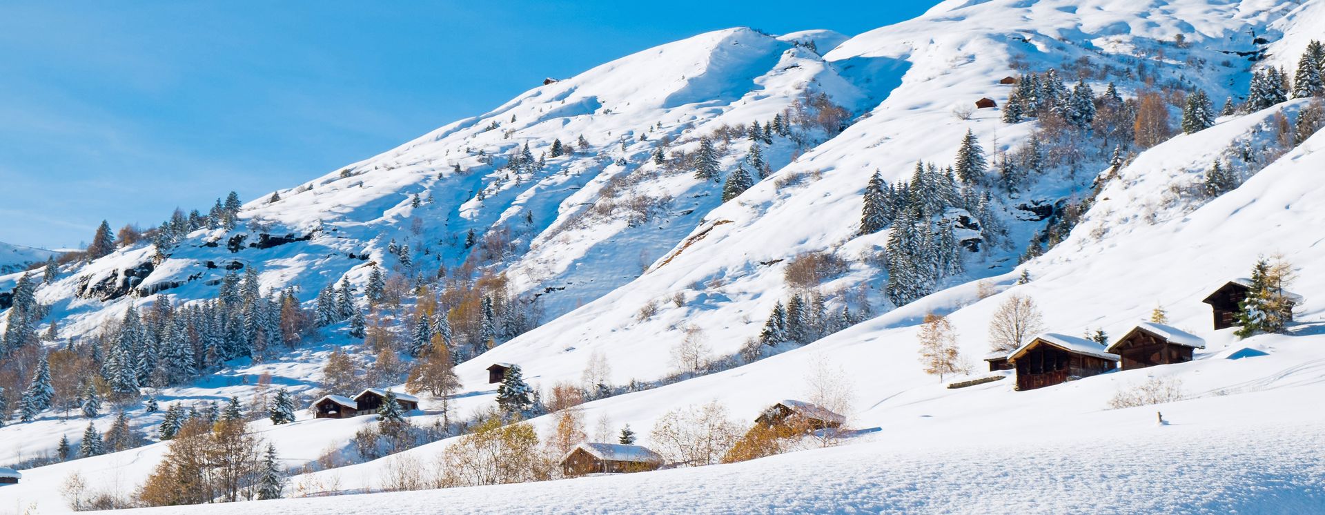Winterlandschaft bei Chamonix