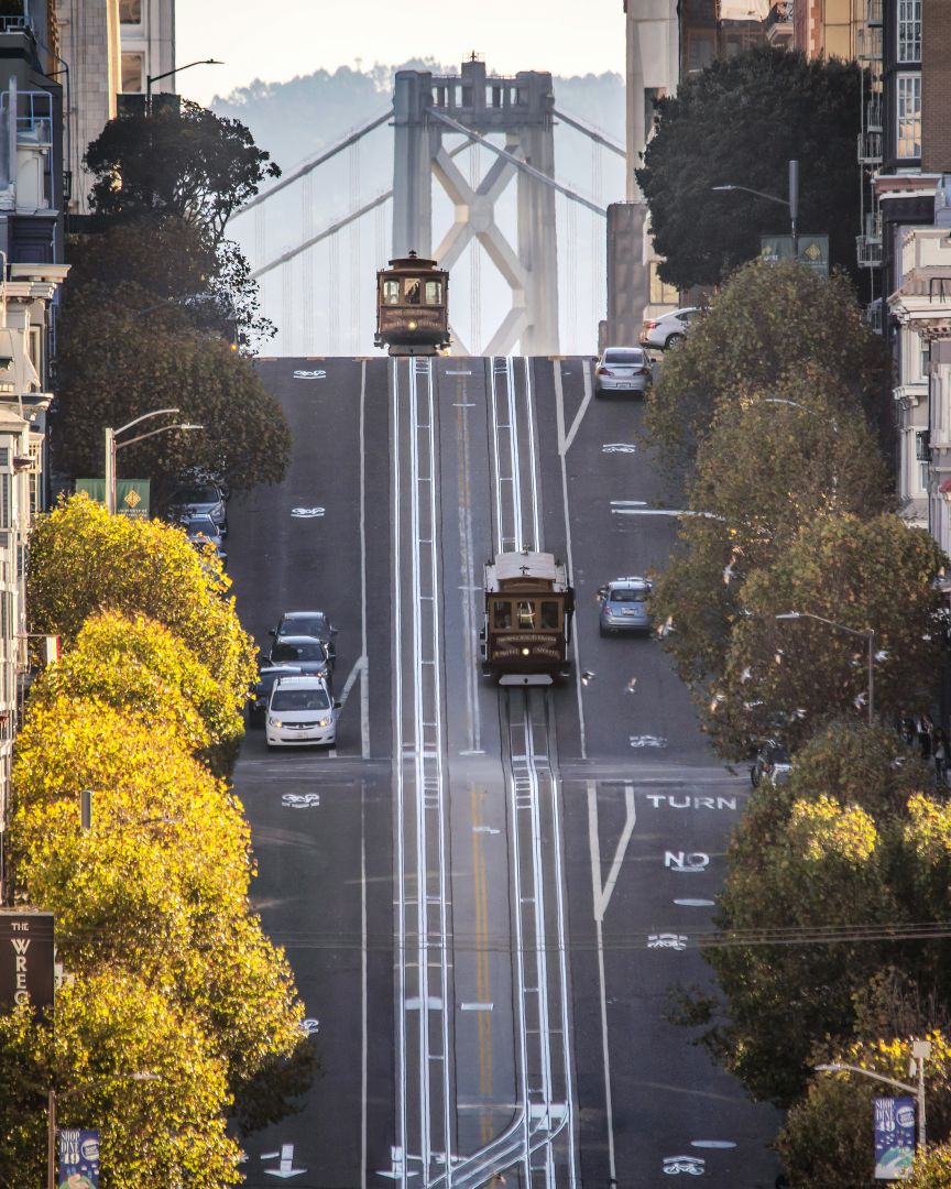 Un tour en cable car est incontournable quand on est à San Francisco.