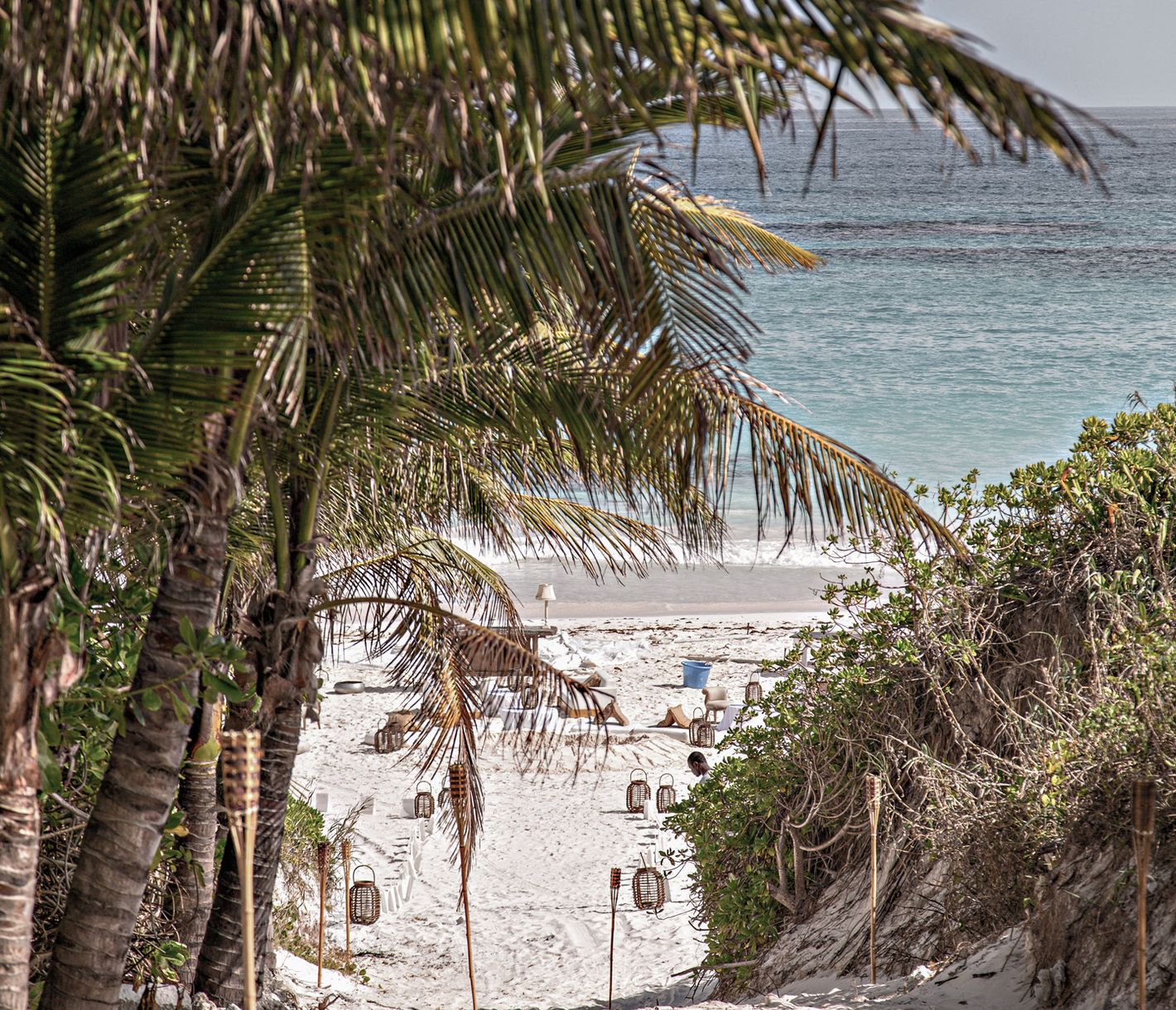 Weg zum Pink Sands Beach