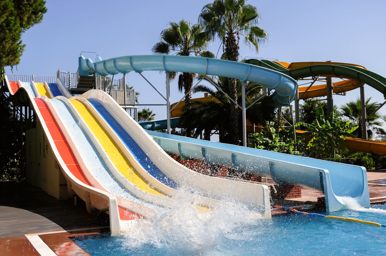 Toboggans aquatiques