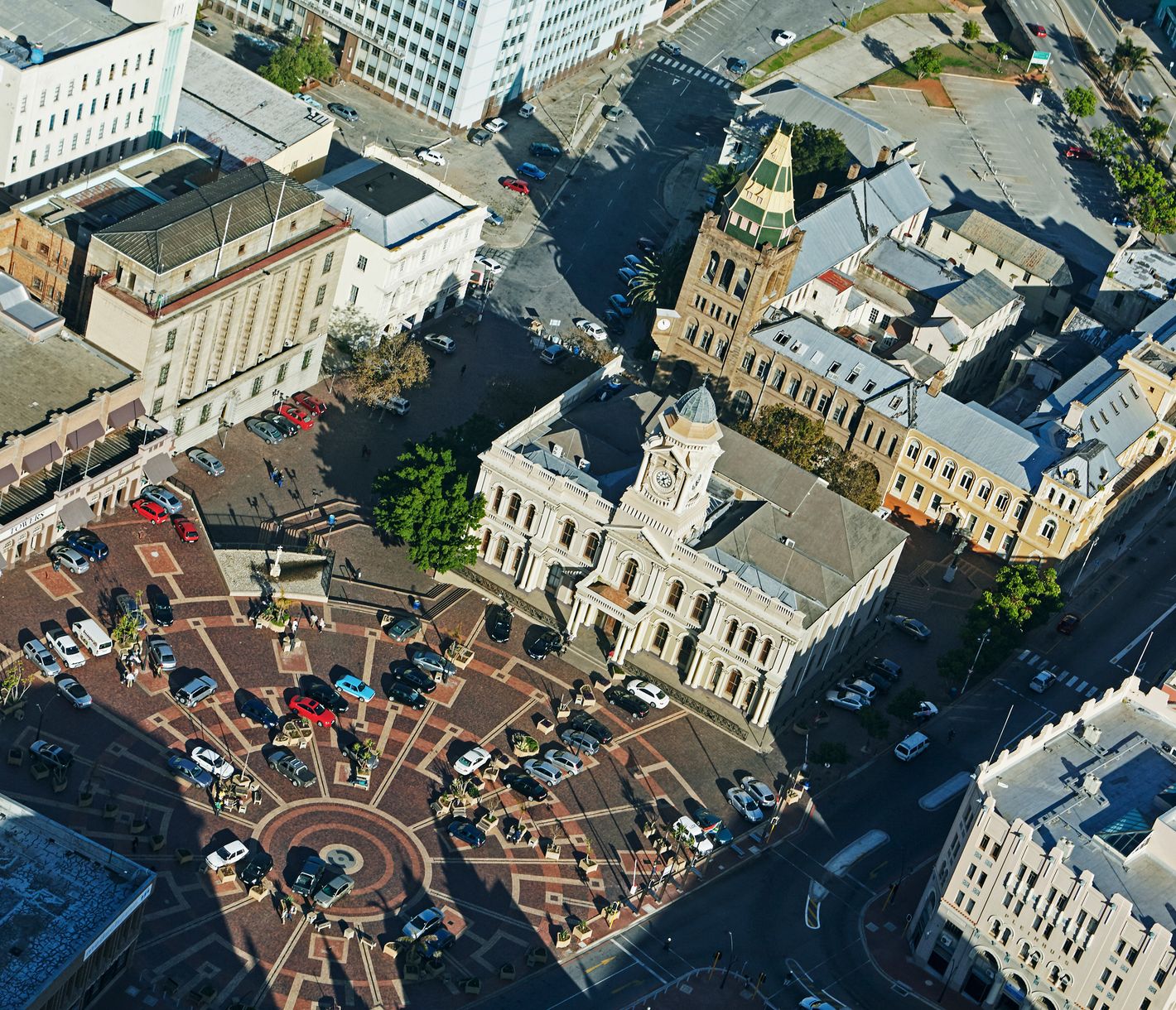 Marktplatz und Rathaus von Port Elizabeth