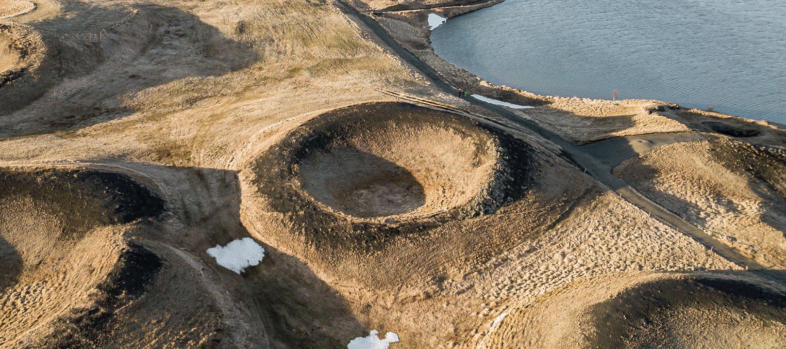Pseudokrater findet man nicht nur auf dem Mars.