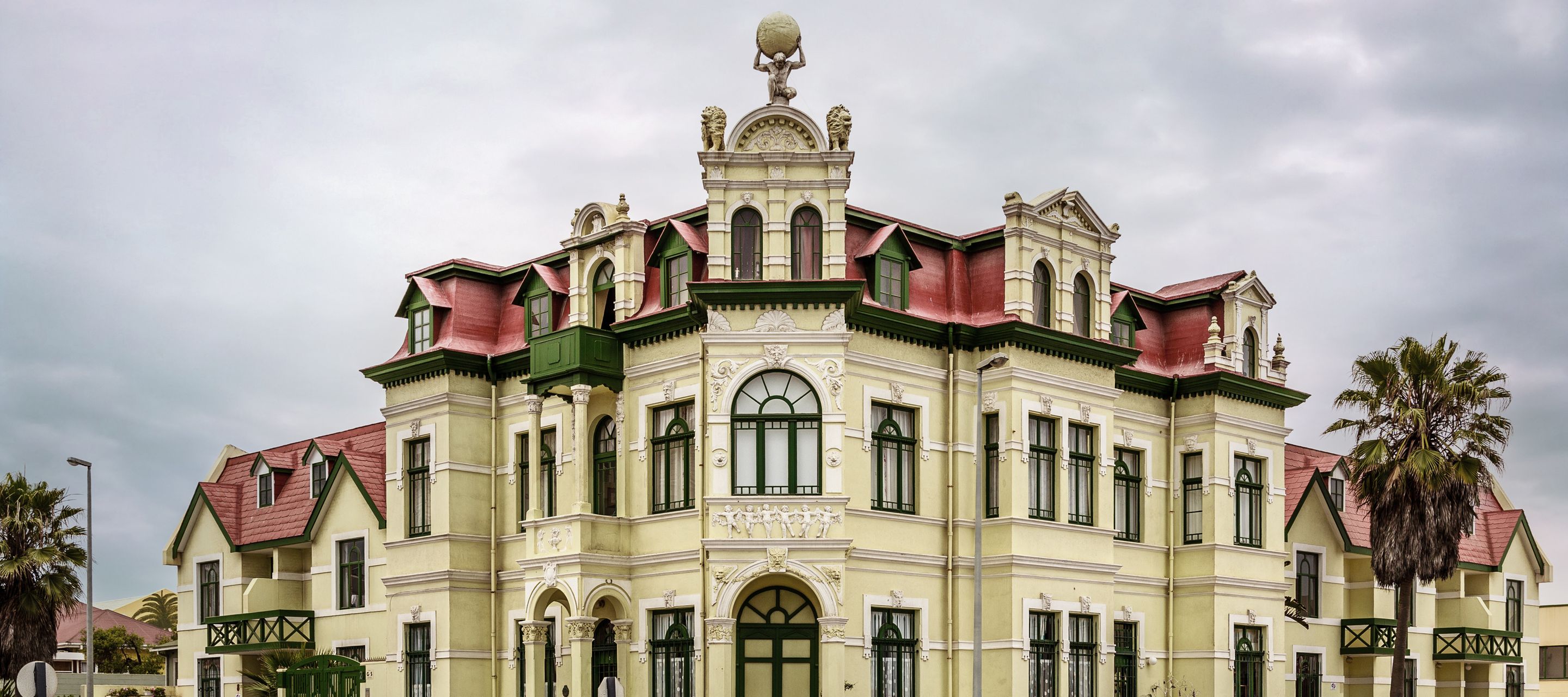 Altes deutsches Gebäude in Swakopmund aus der Kolonialzeit