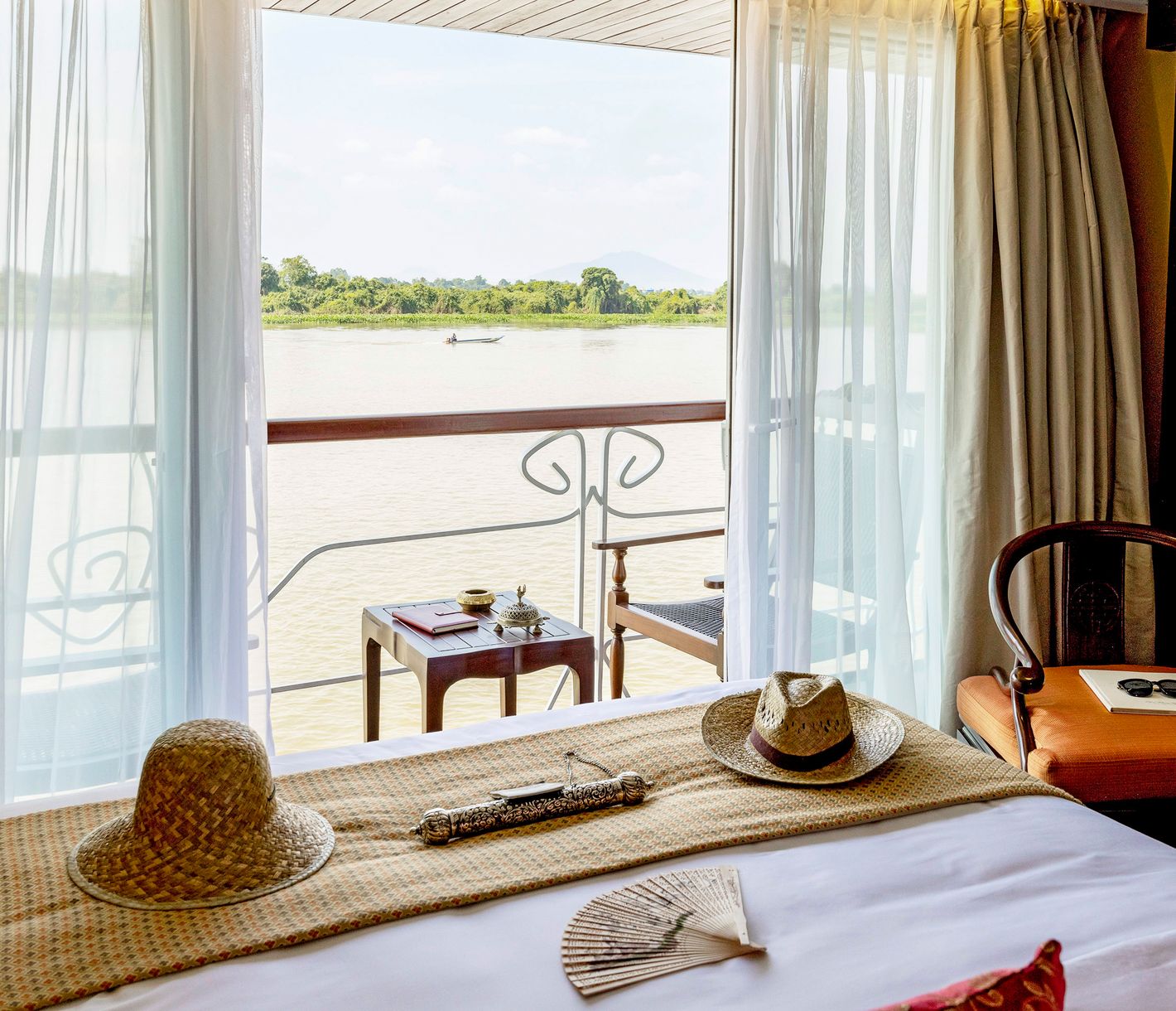 Deluxe-Kabine auf dem Schiff Jayavarman