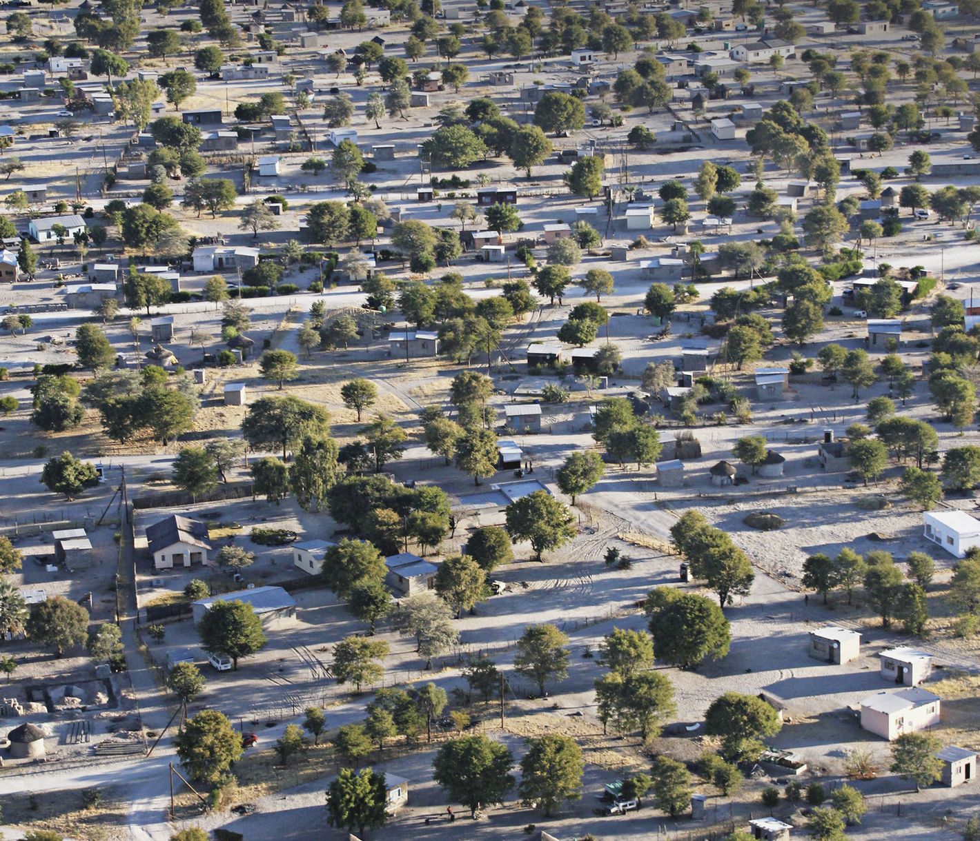 Maun: une ville que l’on distingue à peine