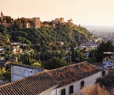 Die Festung Alhambra in Granada