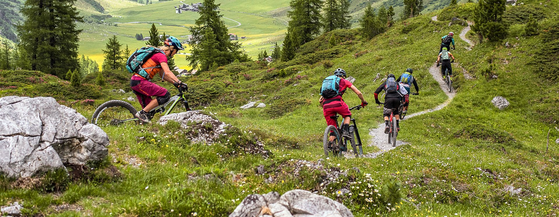 Expédition en VTT dans la région de Lenzerheide-Valbella