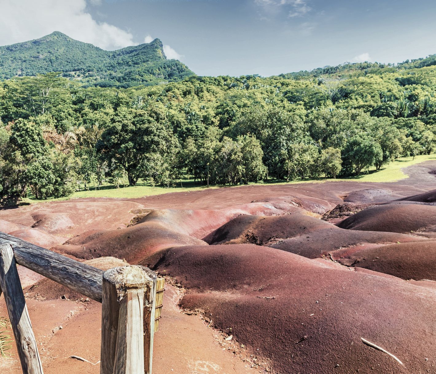 Die siebenfarbige Erde bei Chamarel