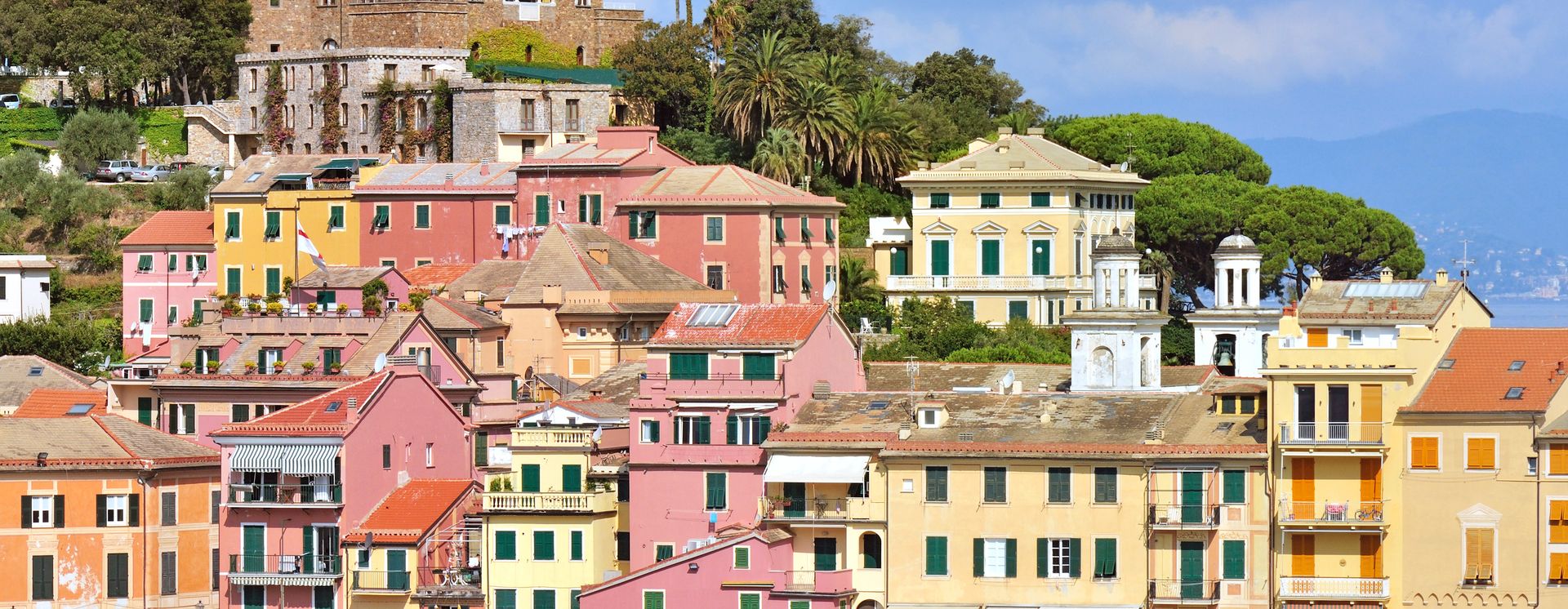 Die Häuser von Sestri Levante