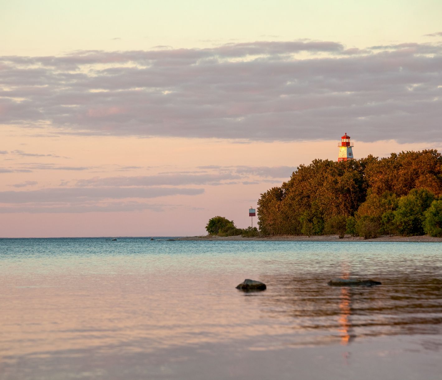 Leuchtturm in Gull Harbour