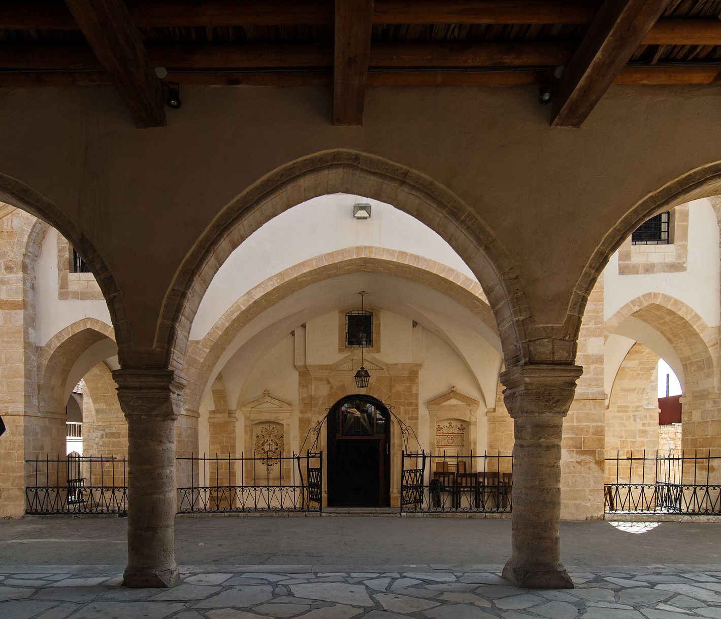 Monastère de Timios Stravos situé au cœur d’Omodos
