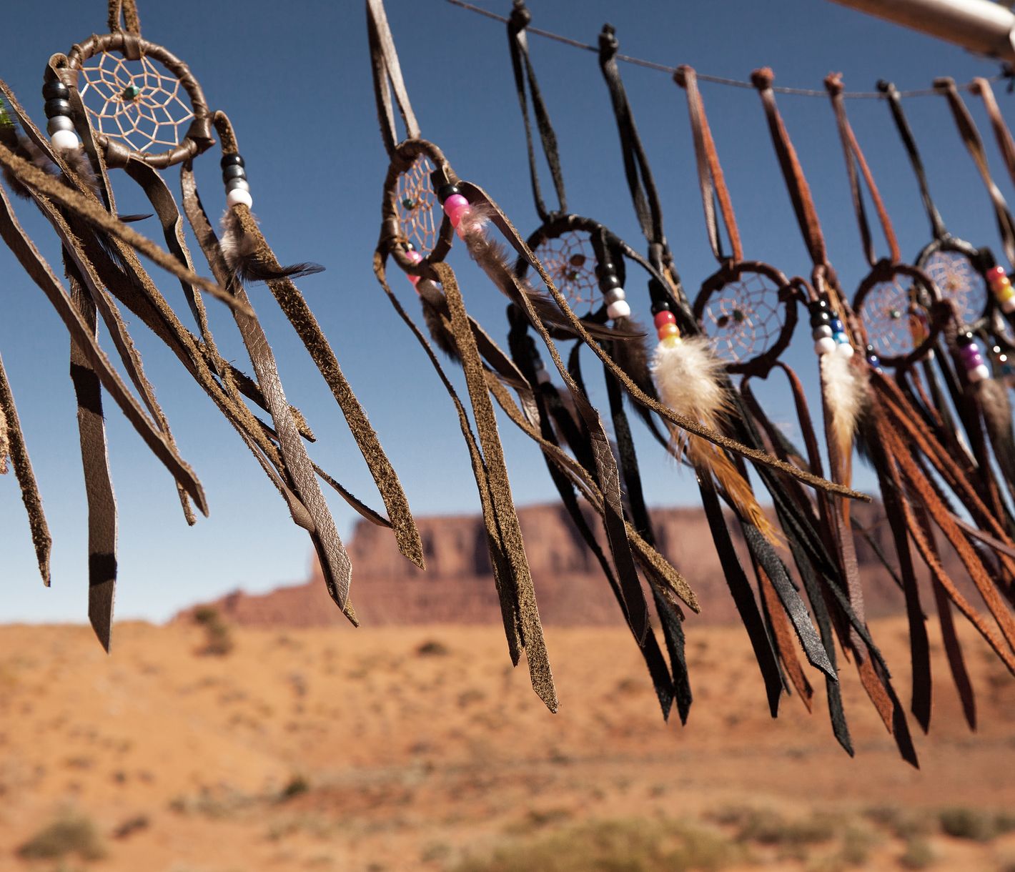 Traumfänger werden im Südwesten der USA als beliebtes Mitbringsel angeboten.