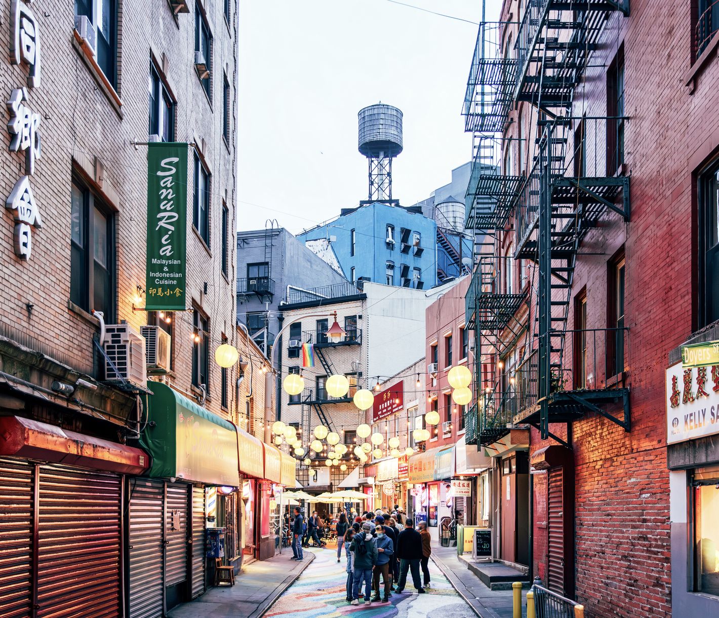 Chinatown in Manhattan ist für seine authentische chinesische Kultur und Küche bekannt.