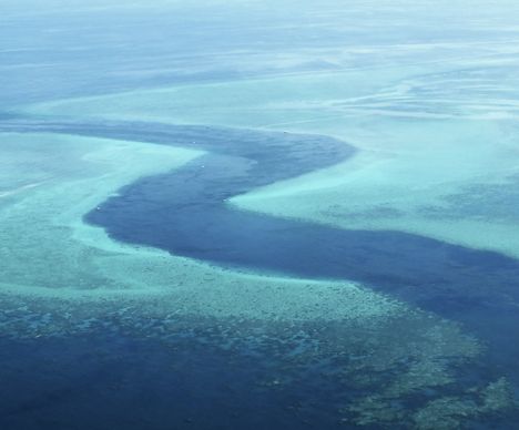 La célèbre passe en S vue du ciel