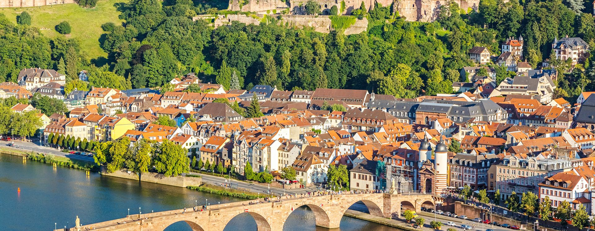 Vue du château de Heidelberg et de la ville