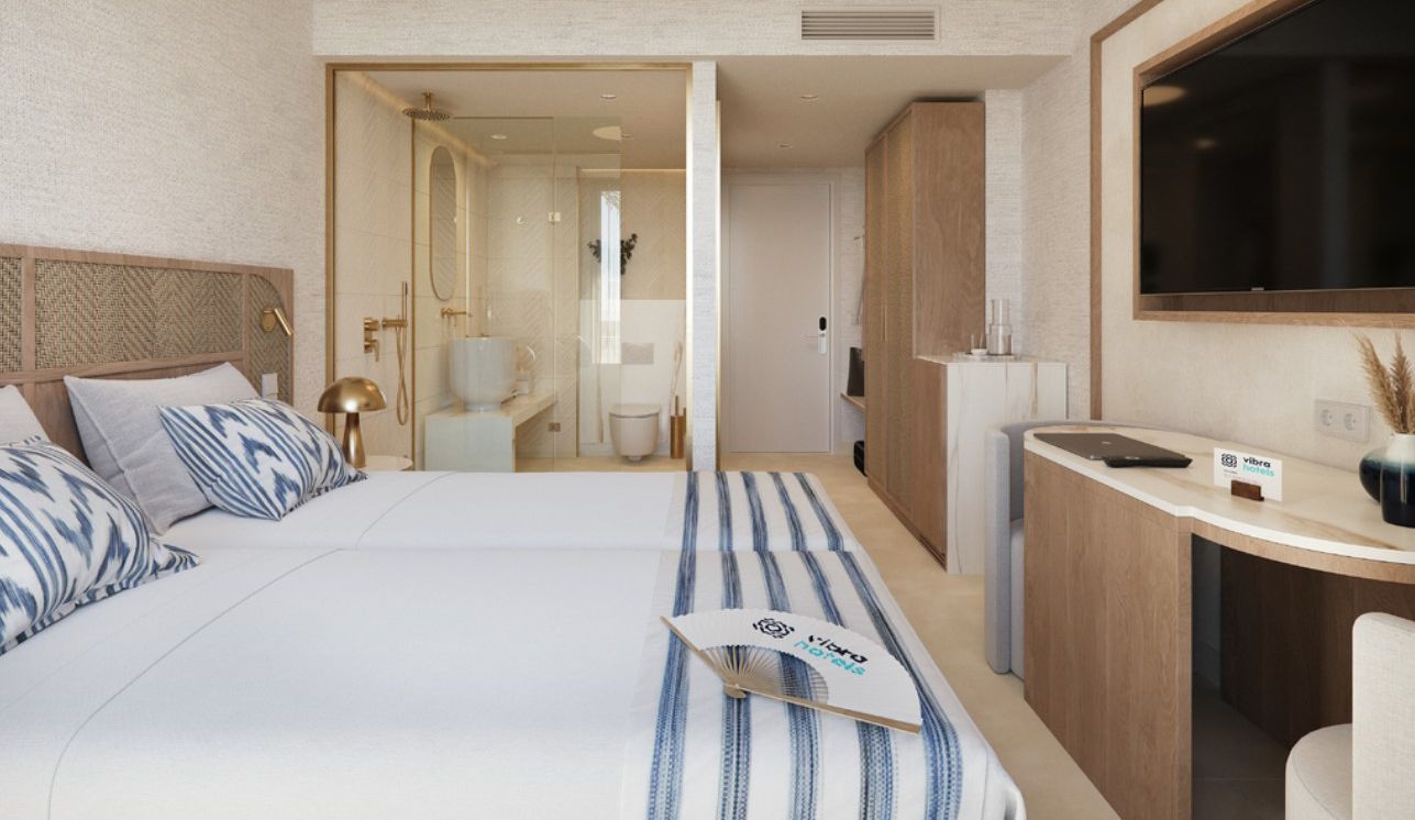 Doppelzimmer seitliche Meersicht
