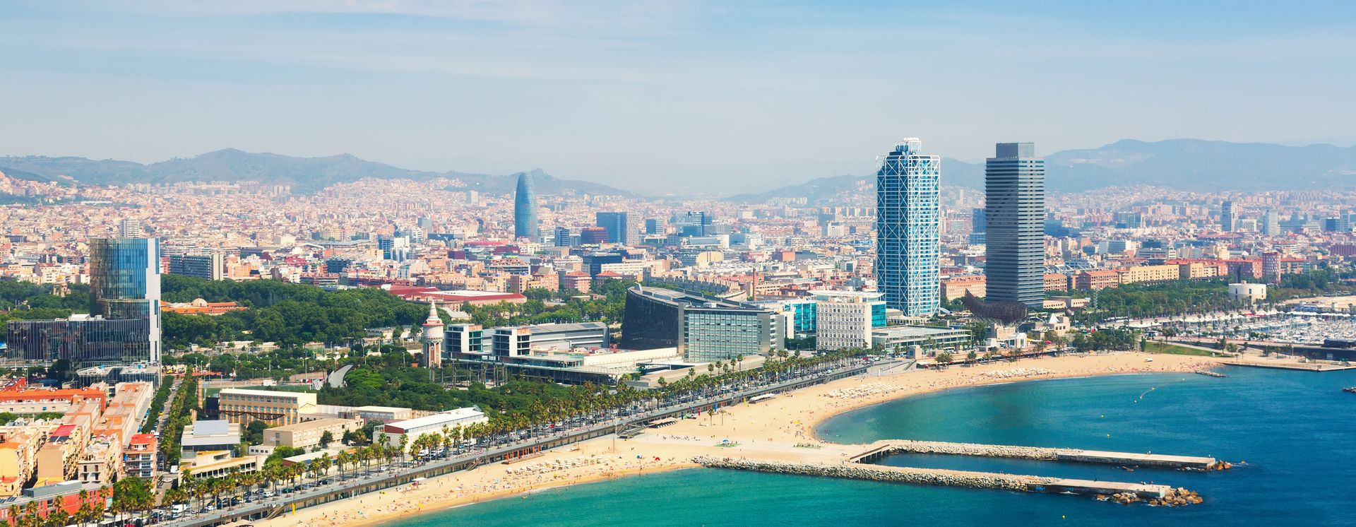 Blick auf Barcelona