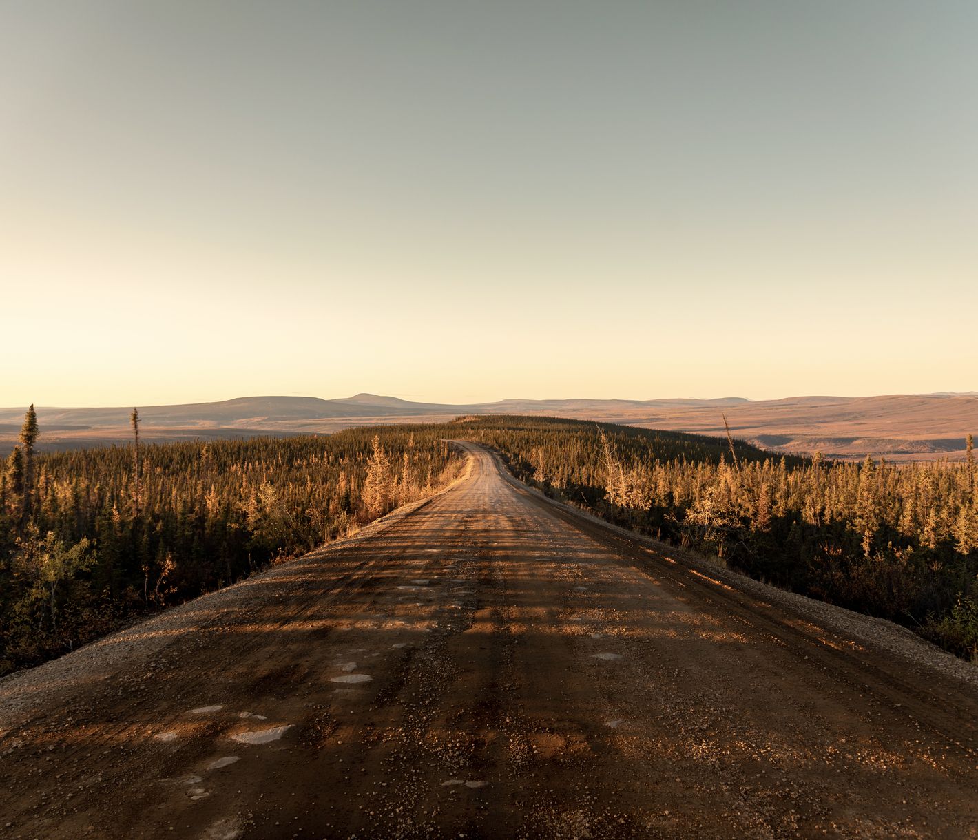 Wildnis so weit das Auge reicht