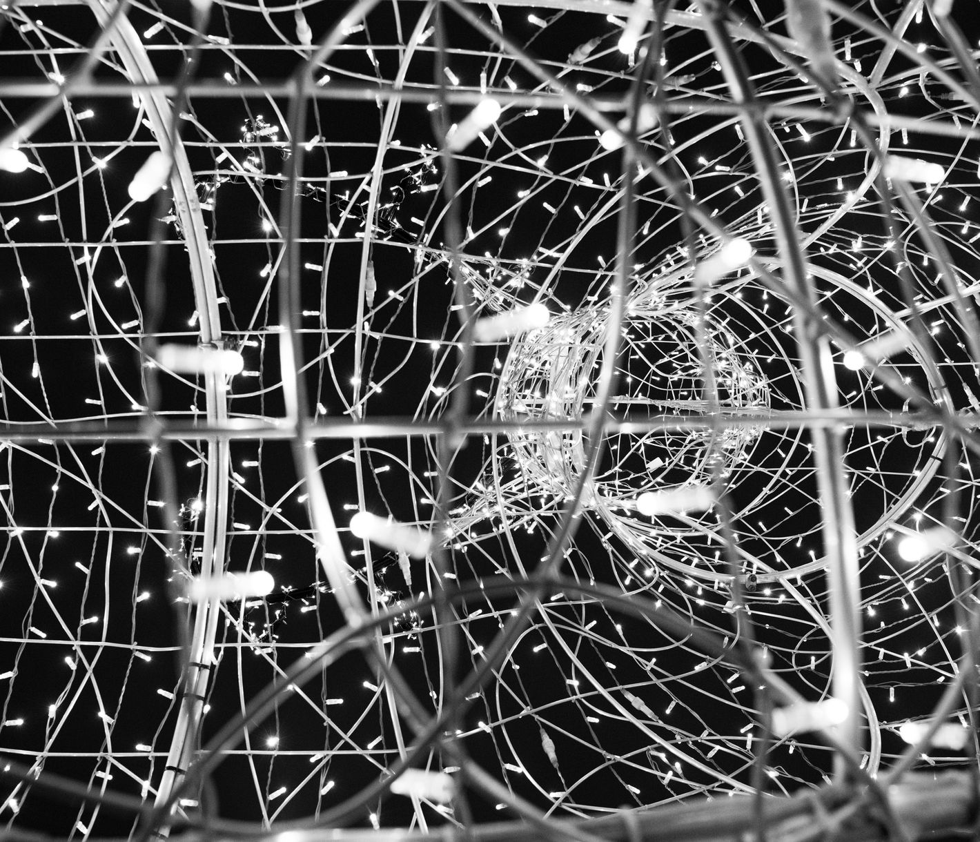 Stockholmsjul, ein Weg aus Lichtern