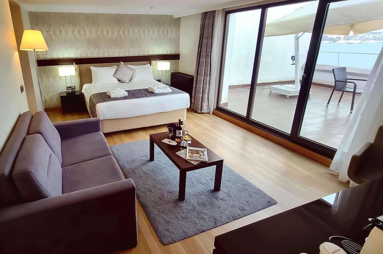 Doppelzimmer Deluxe mit Terrasse