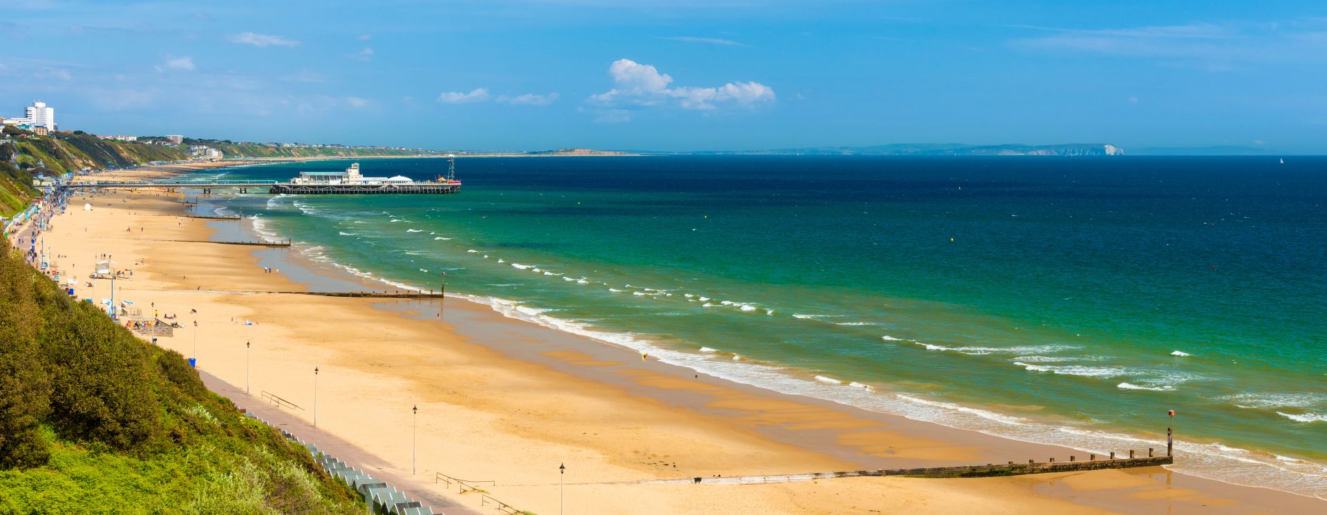 Plage à  Bournemouth