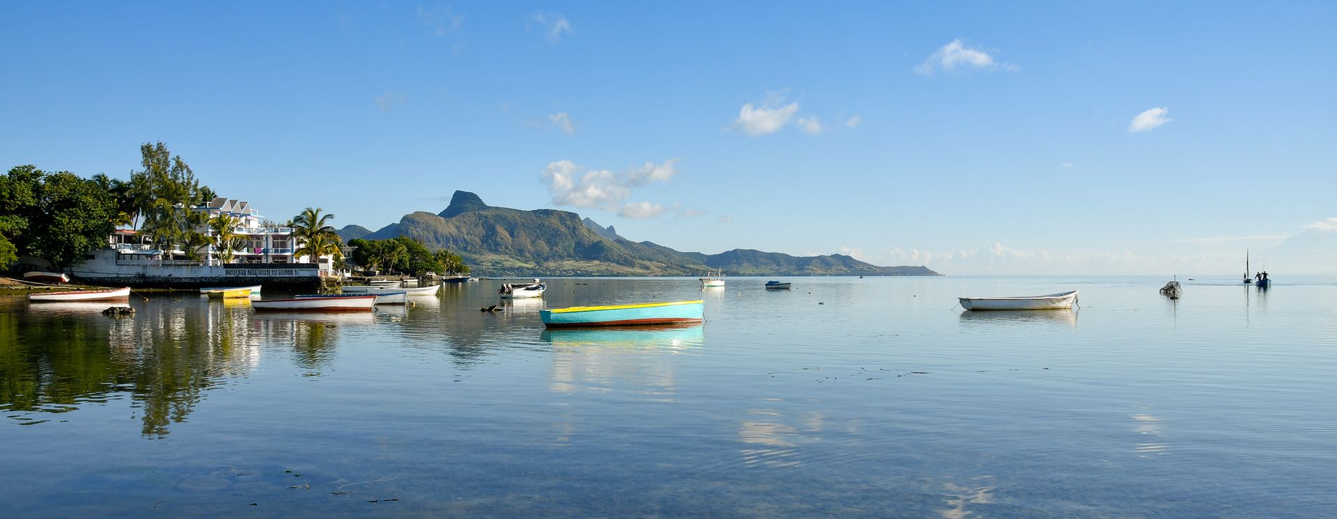 Des bateuax à Mahébourg
