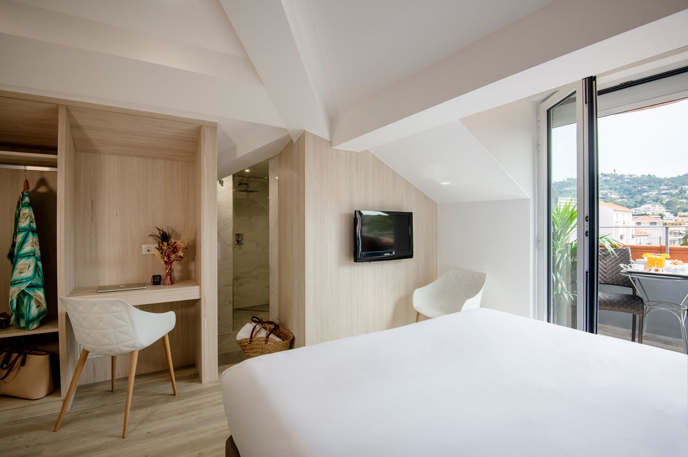 Chambre double balcon