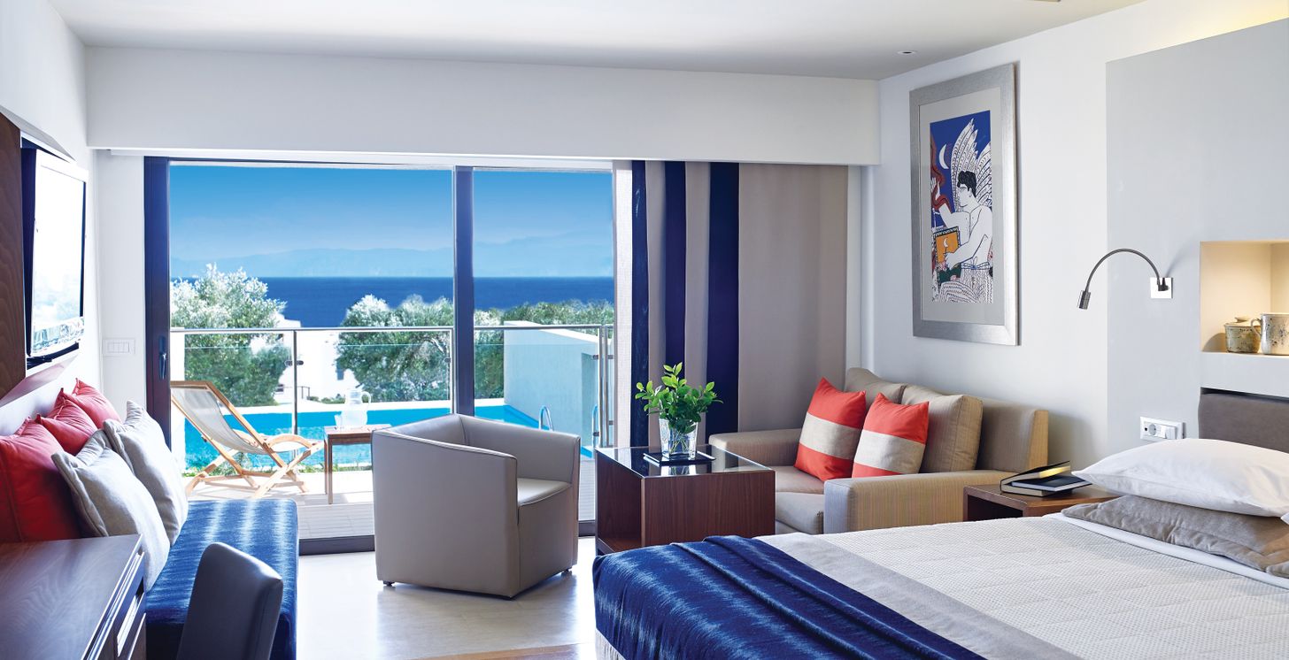 Chambre double Superior avec piscine commune