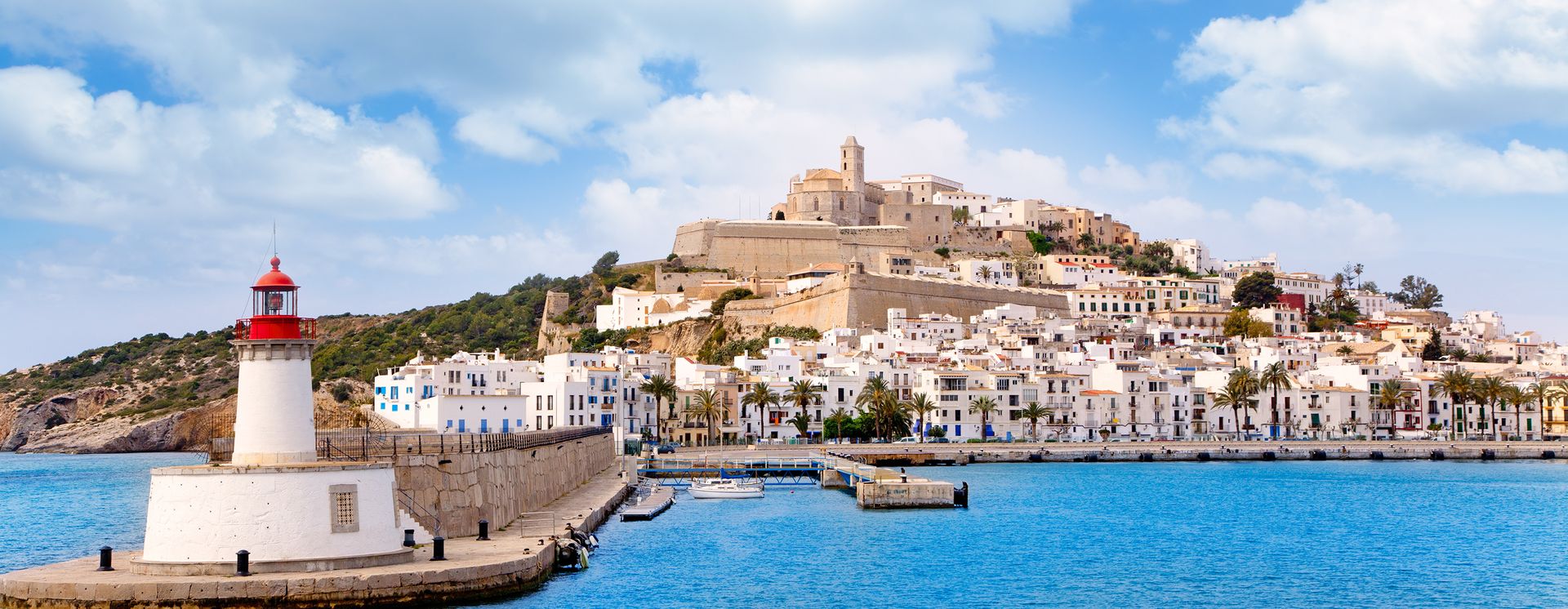 Blick auf Ibiza Stadt