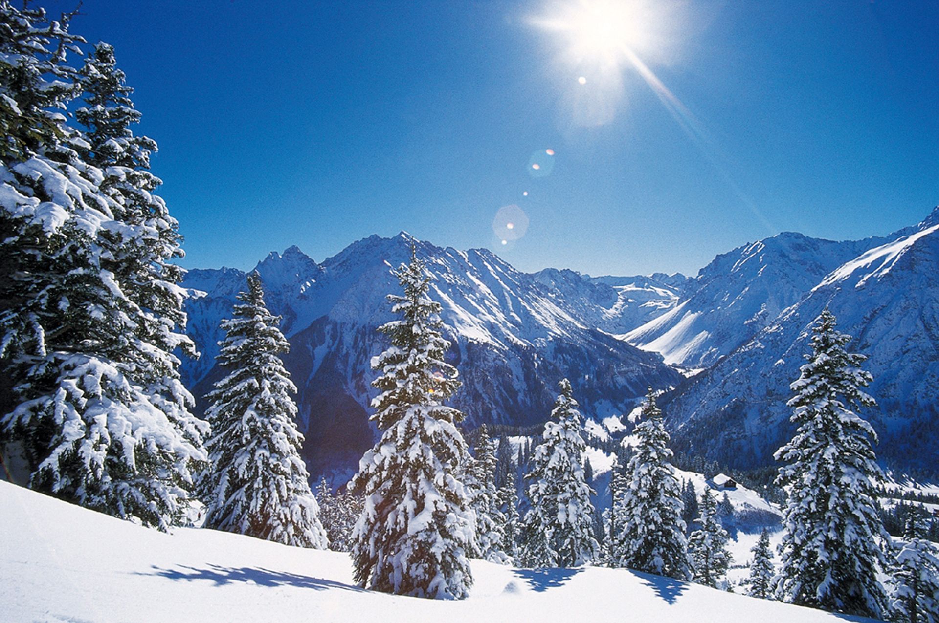 Brandnertal im Winter