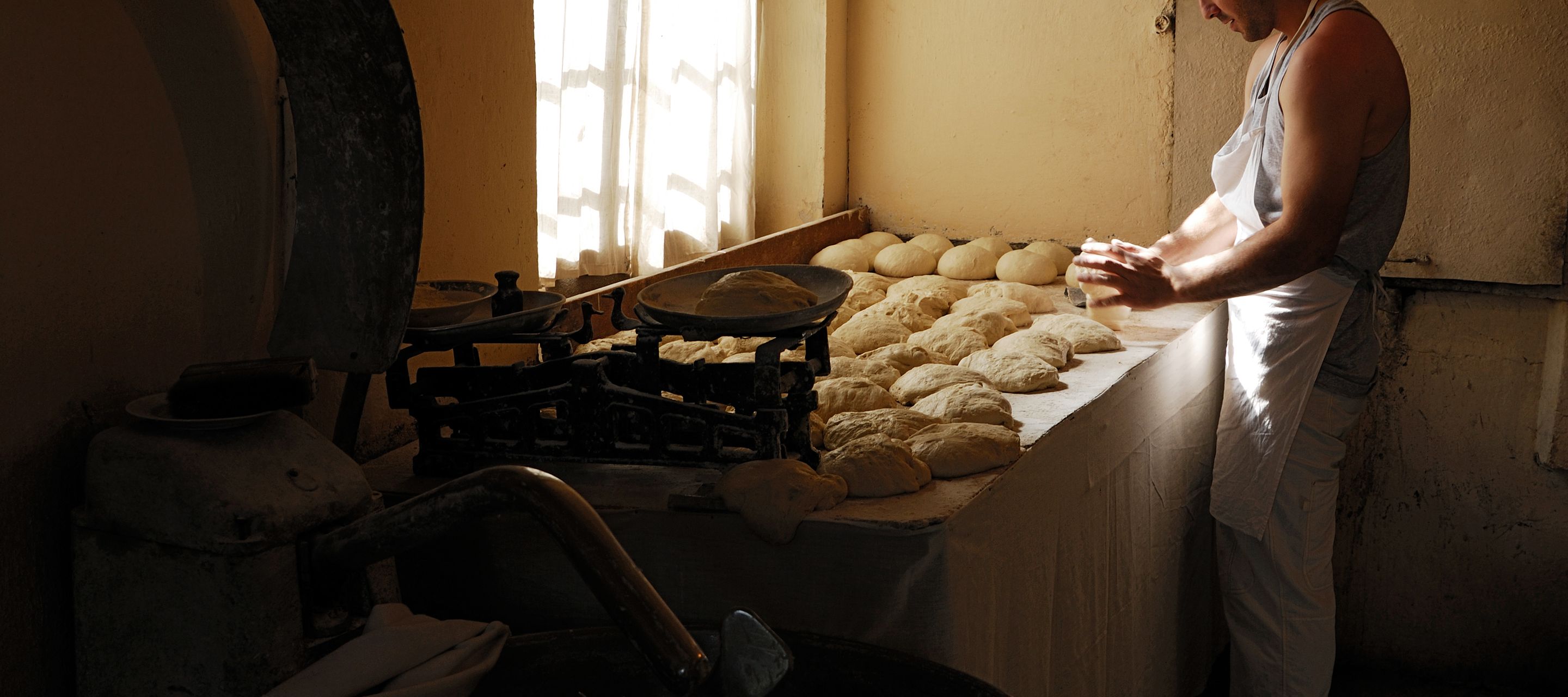 Traditioneller Bäcker in Kachetien