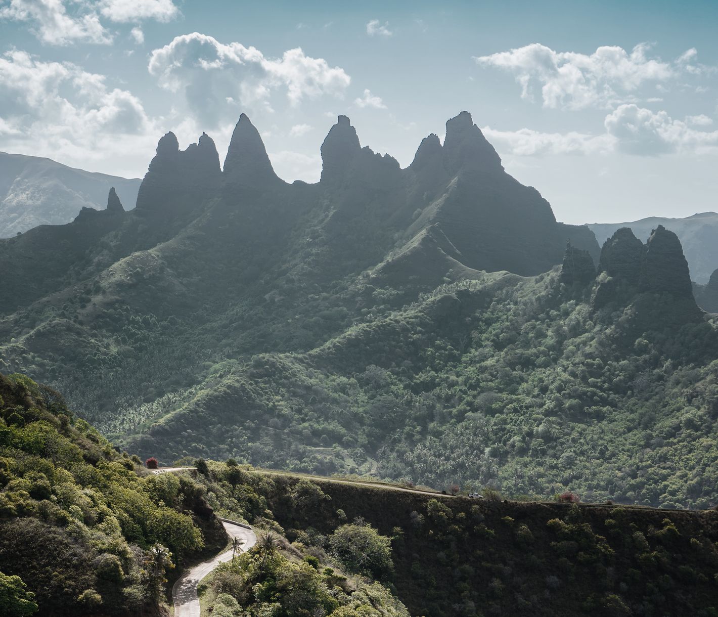 Durch die Berglandschaft