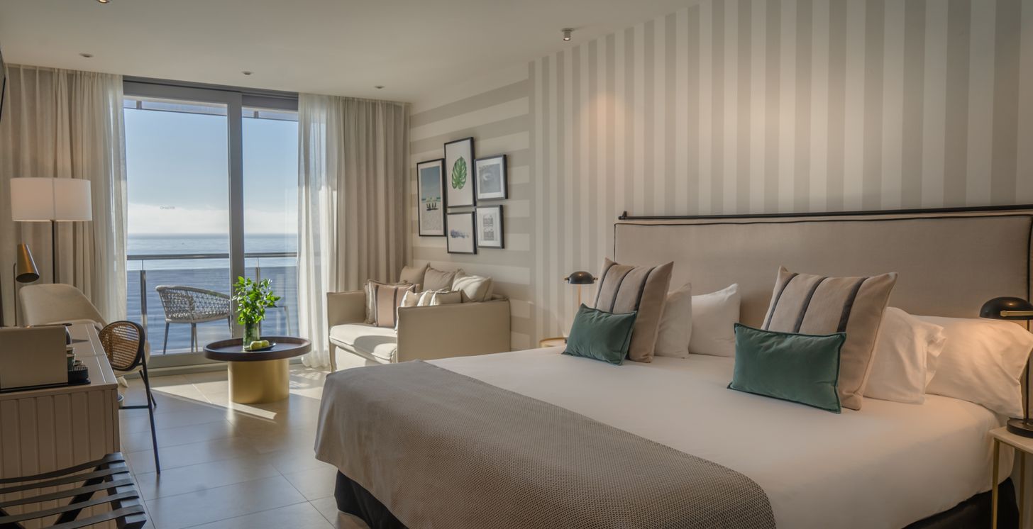 Chambre double vue mer avec balcon