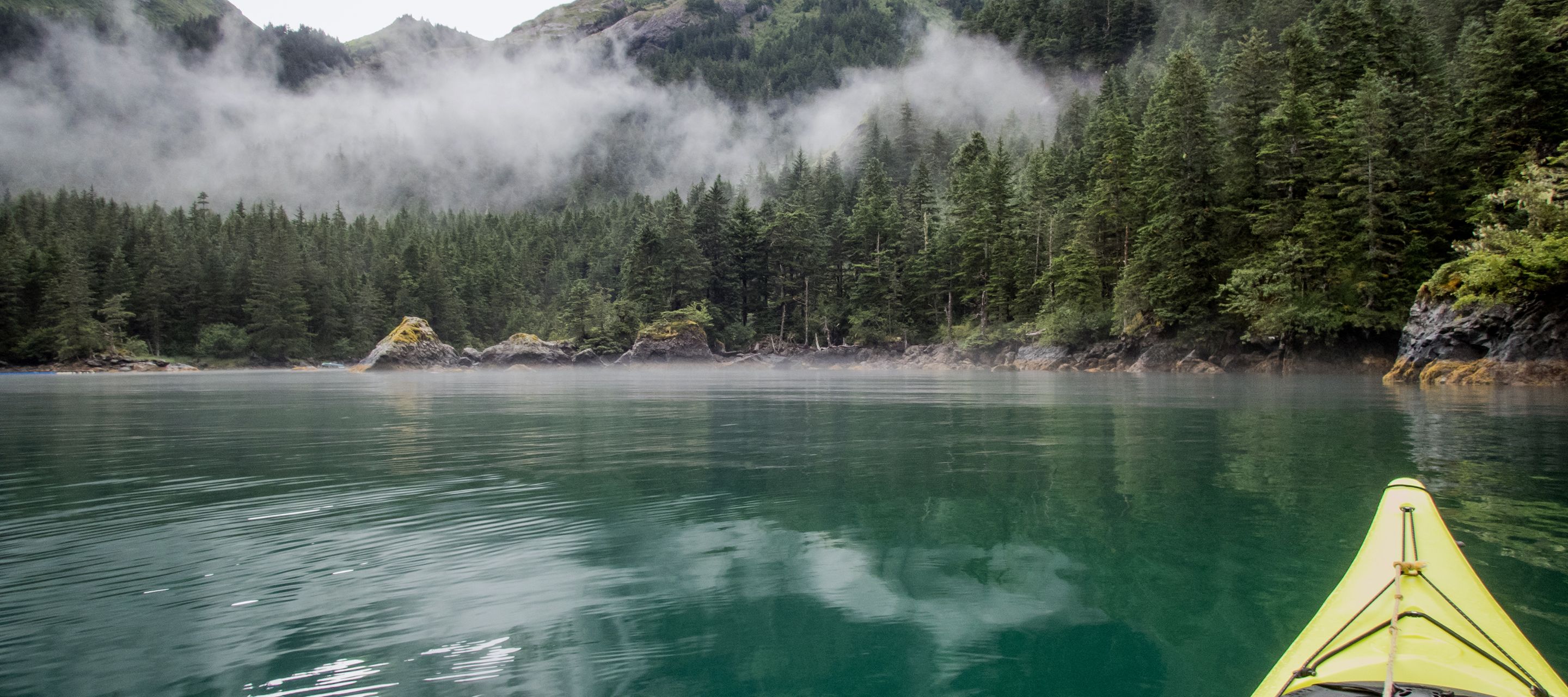 Kajaken in der Resurrection Bay