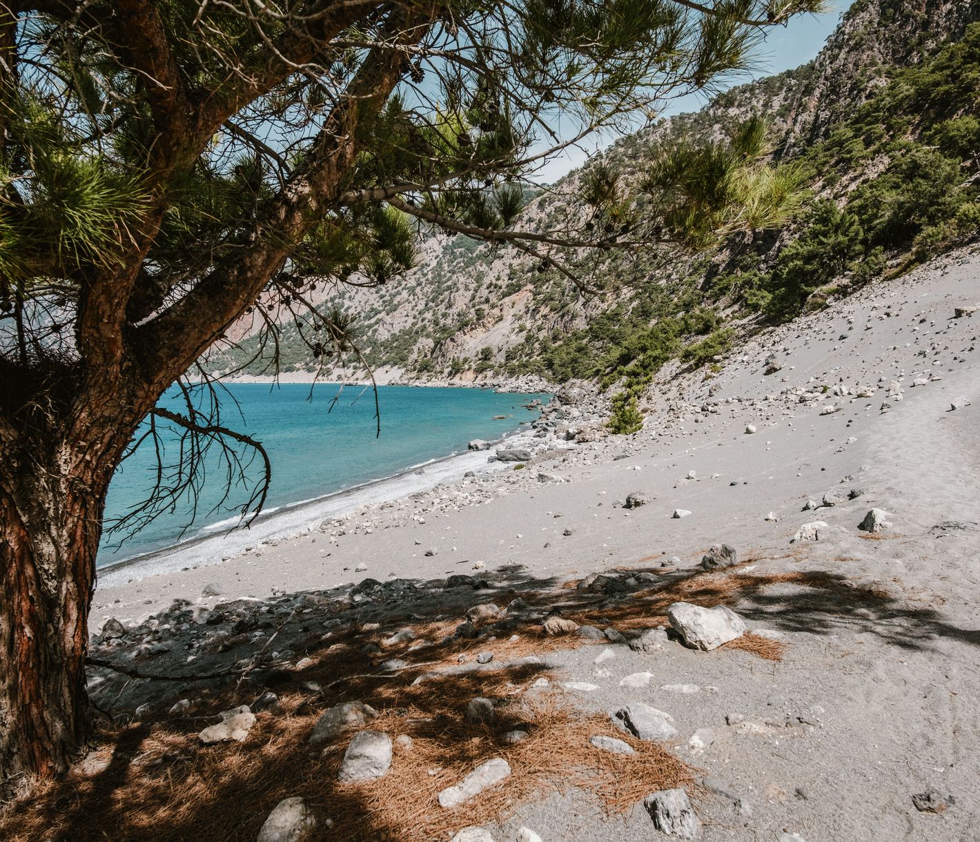 Küstenabschnitt am E4-Fernwanderweg auf Kreta