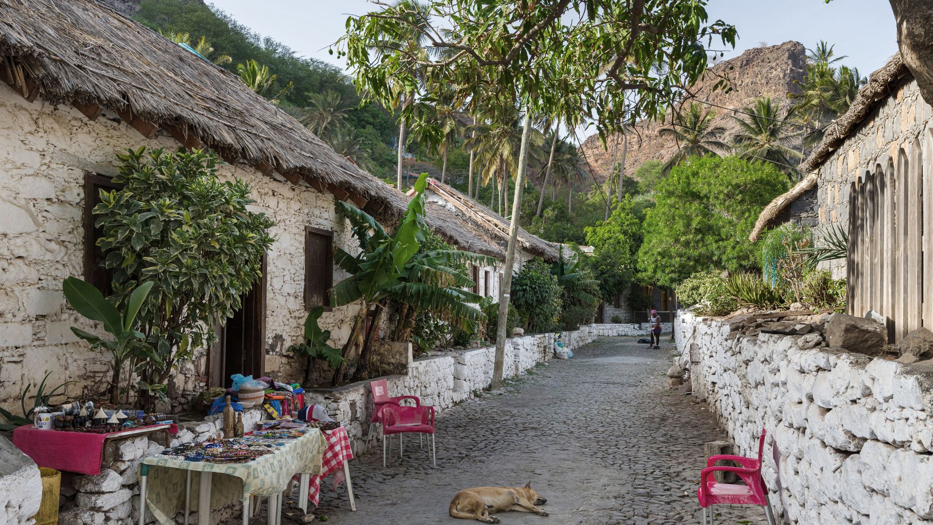 Die «Rua Banana» in der Cidade Velha auf Santiago Island