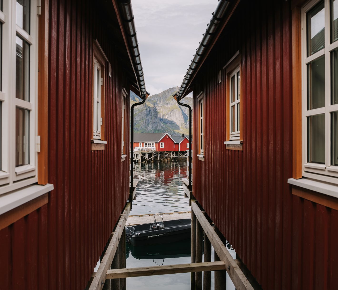 Rorbuer sind ehemalige Fischerhütten
