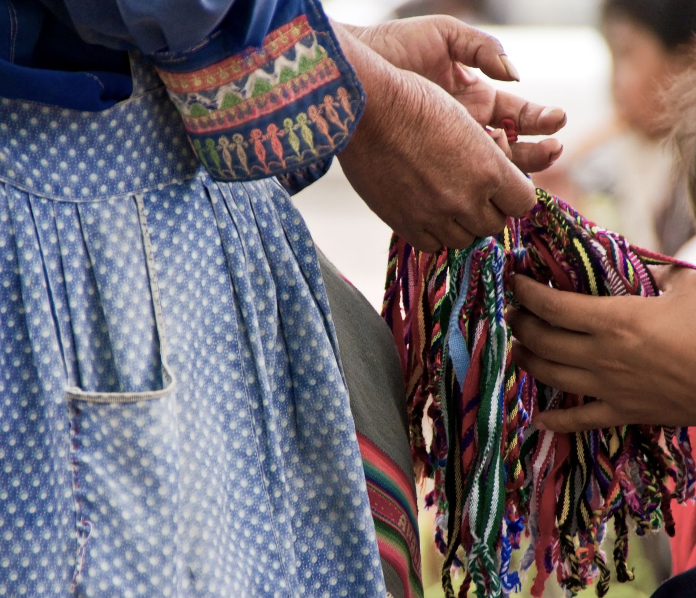 A la rencontre de la population locale...