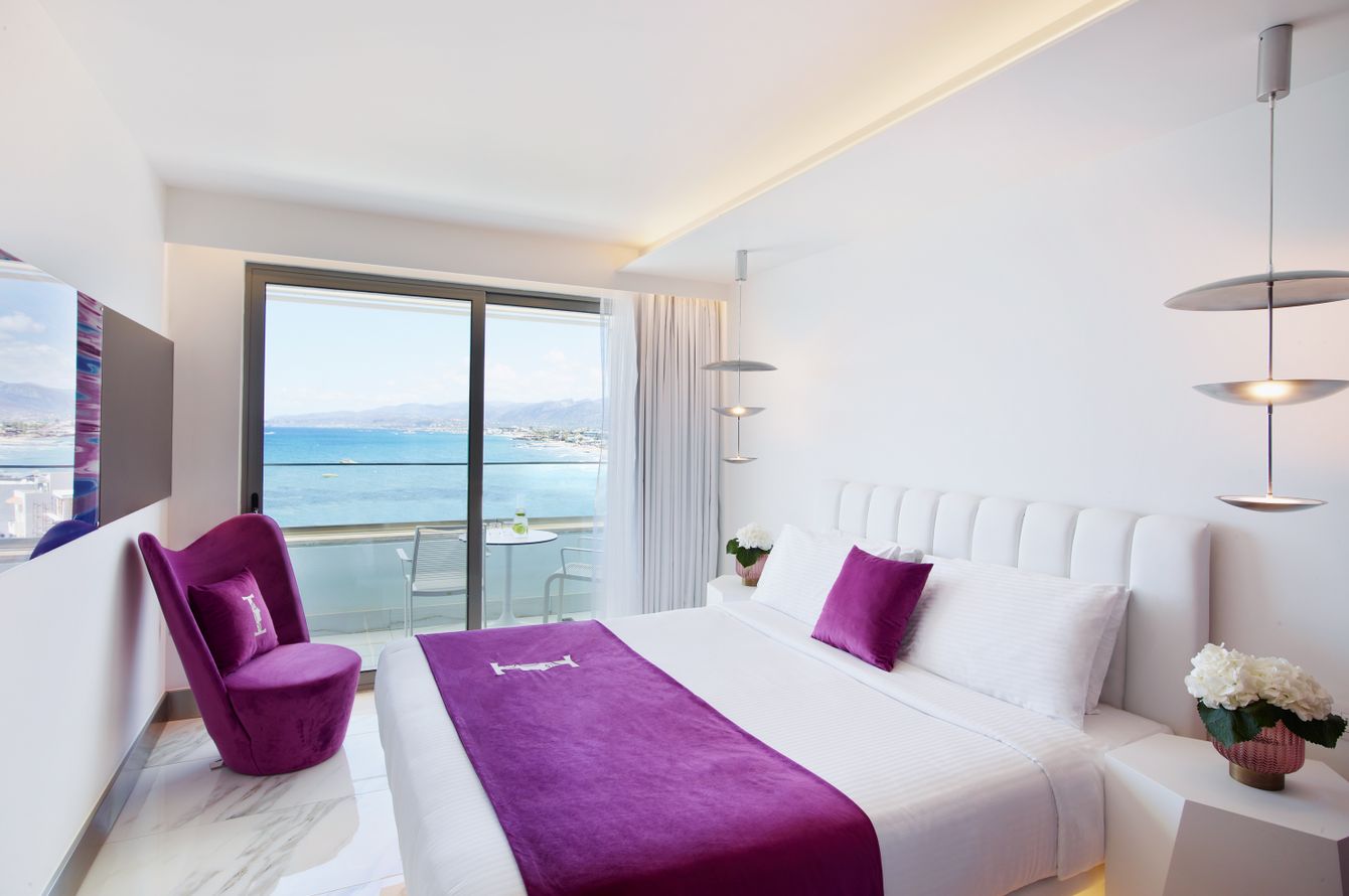 Chambre double avec vue mer