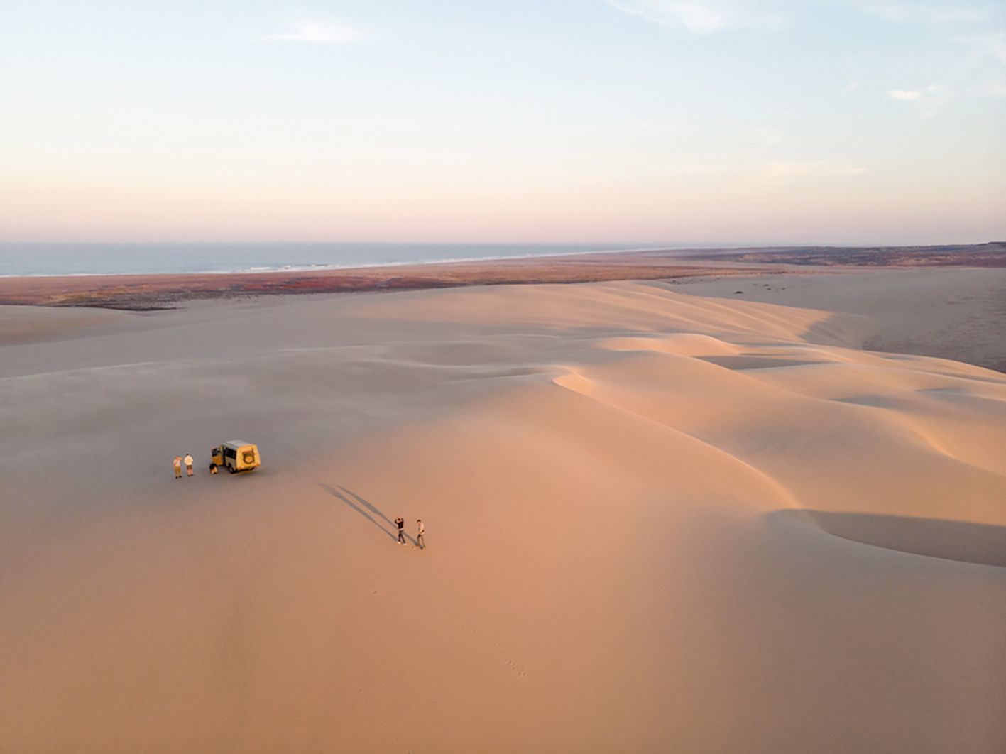 Entlang der Dünen der Skeleton Coast