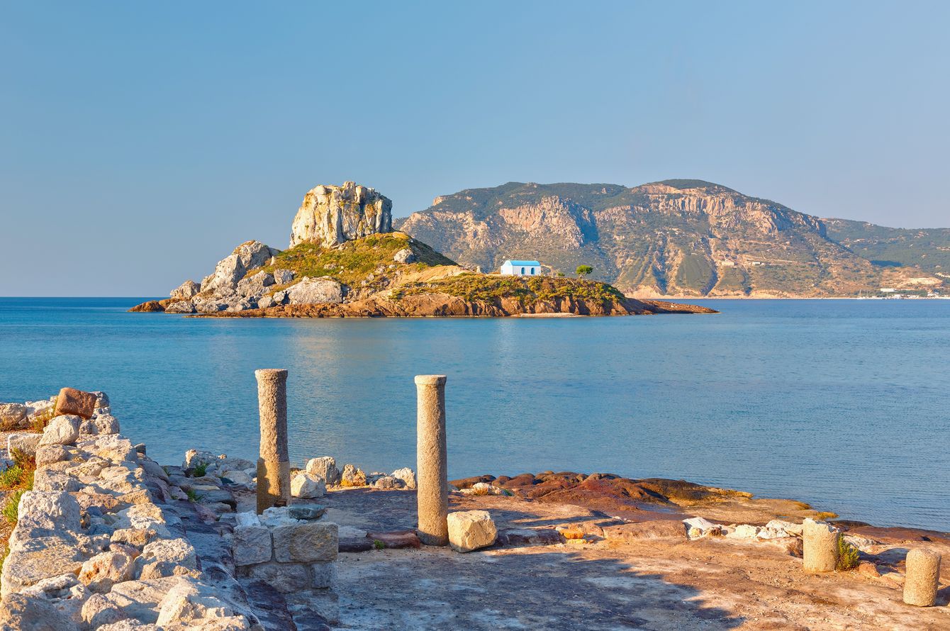 Die unbewohnte Insel Kastri