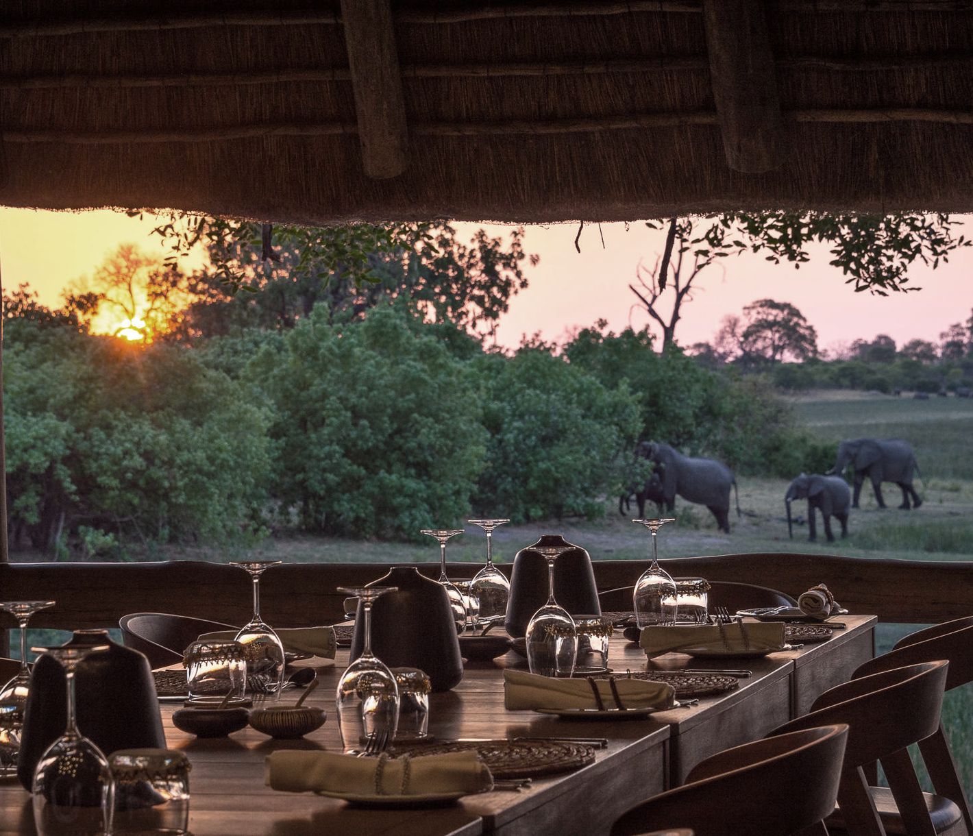 Beim «Dinner with a View» wird das Essen zur Nebensache