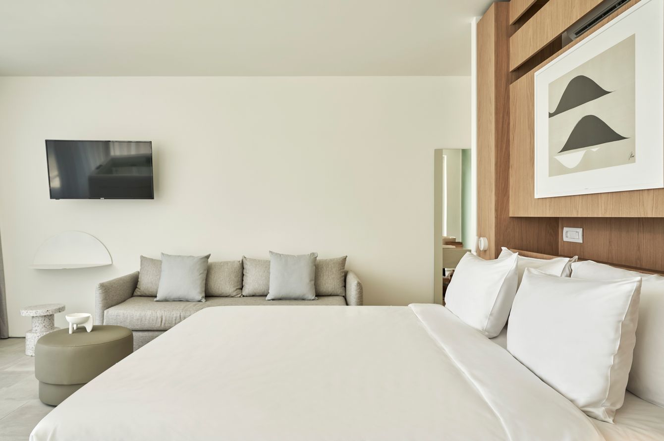 Suite sur le toit avec jacuzzi privée et vue mer