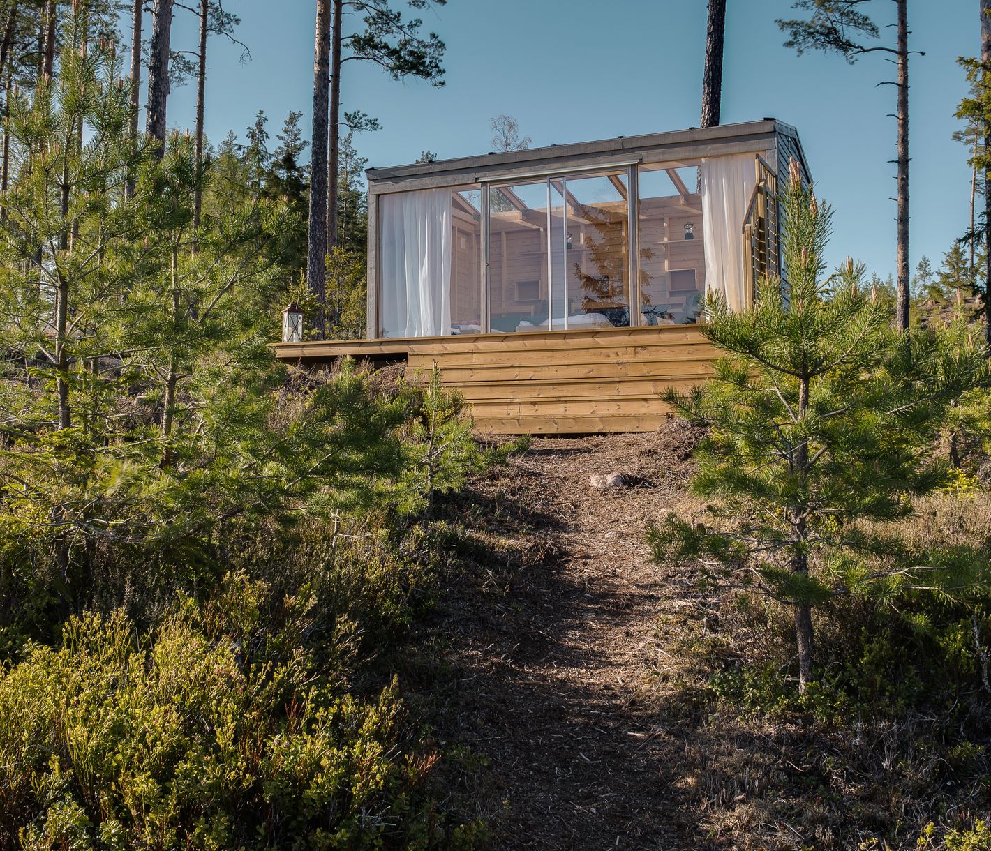 Mitten in der Natur und doch gut geschützt vor Wind und Witterung