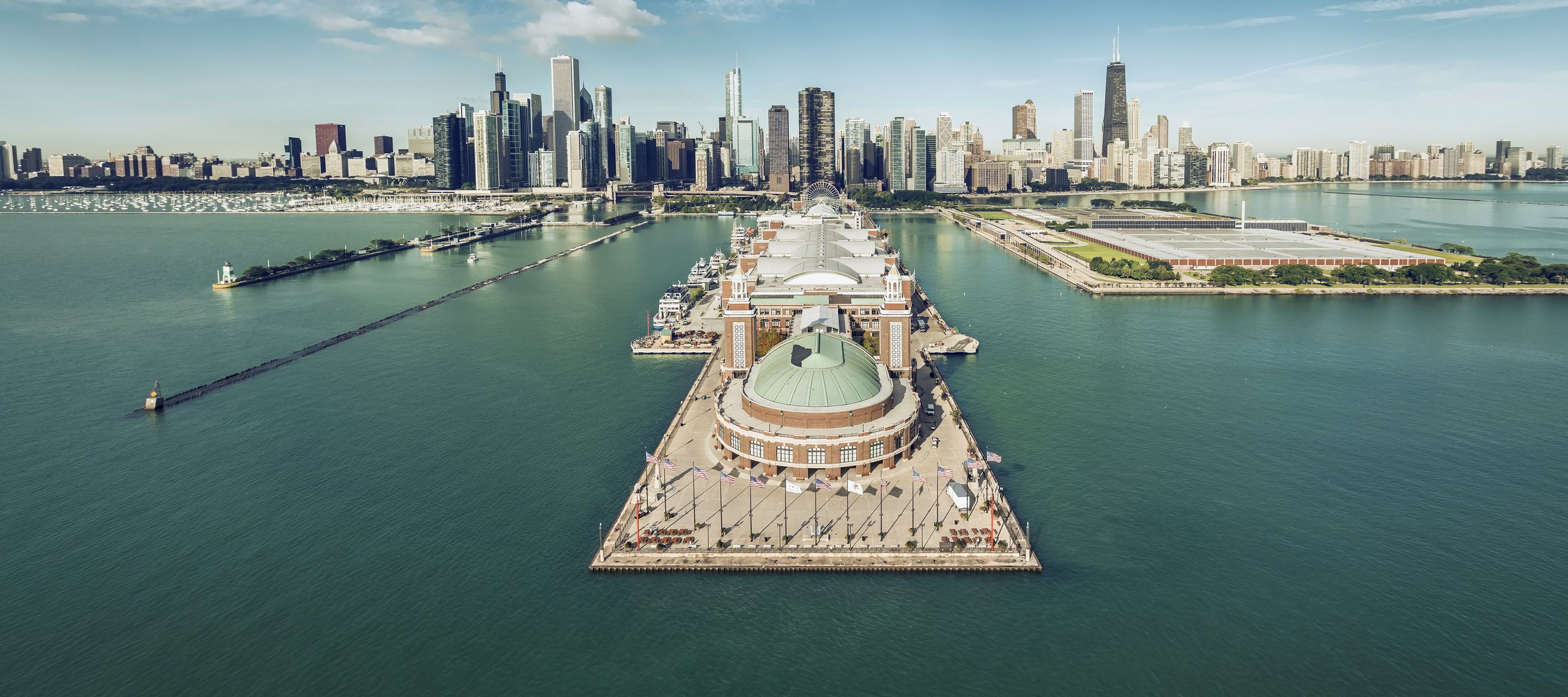 Unterhaltungsmeile Chicago Navy Pier